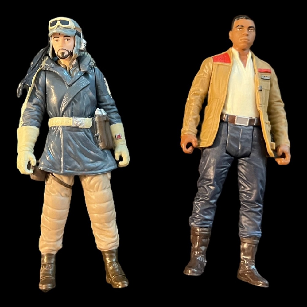 Star Wars the Force Awakens Rogue One Figures Finn Andor 3.75” Loose